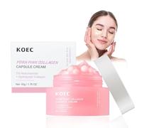 Collagen Jelly Cream, PDRN Pink Collagen Capsule Cream, Polypeptide Collagen Filling Cream, Gentle Repair Balm Moisturising Cream - Fills Elasticity, Tightens and Firms