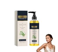 Collagen Lifting Body Oil, Lightweightly Non-Greasy Formulas, Moisturize & Nourish Skin, Smooth Fine Lines & Stretch Marks, Firm Body Oil for Neck Chest Arms Legs Thighs, Suitable for All Skin (1PCS)