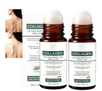 Collagen Lifting & Skin Tightening Roll-On Body Oil, Anti-Cellulite Appearance Massage Oil, Moisturizing Anti-Wrinkle Firming Care for Women, Lightweight Nourishment for Smooth Radiant Skin (2pcs)