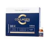 Collagen Liquid - Primabiotic Collagen Sport 10000 mg with Orthosilicic Acid | 30 Shots of 30 ml (900 ml) | High-Protein Drink Supplement | 45 kcal per Serving | for Active People & Athletes