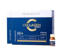 Collagen Liquid - Primabiotic Collagen Sport 10000 mg with Orthosilicic Acid | 60 Shots of 30 ml (1800 ml) | High-Protein Drink Supplement | 45 kcal per Serving | for Active People & Athletes