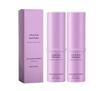 Collagen Moisturing Stick, Wrinkle Multi Balm Stick - Eye Balm Stick, Hydrating, Anti-Ageing & Firming Skin & Moisturising, for Eyes, Neck, Face (2 Pieces)