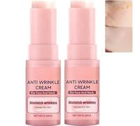 Collagen Multi Balm Stick, Anti Wrinkle Moisturizing Face Cream with Avocado Oil, Anti-Aging Firming Serum Stick for Face, Neck Eyes, Soothes Skin Deeply Nourishes Dry Skin (2Pcs)