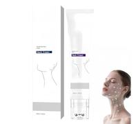 Collagen Neck Cream with Roller, Anti-Aging Firming Lifting Hydrating Cream, Reduce Wrinkles Fine Lines Skin, Tighten Double Chin for Youthful Neck (1pcs)