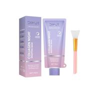 Collagen Night Wrapping Mask 75ml, Collagen Face Mask with Hyaluronic Acid & Niacinamide to Protect Skin Elasticity