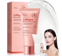 Collagen Night Wrapping Mask, Collagen Face Mask, Peel Off Face Mask, Overnight Moisturising Facial Wrap, Deep Hydration Skincare, Boosts Elasticity, Smooths Fine Lines, Radiant Glass Skin Look, 75ml