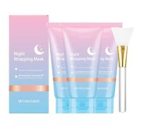Collagen night wrapping mask, collagen mask, night mask, collagen night mask, night care, improves the softness and firmness of skin moisture (3 pieces)