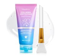 Collagen Night Wrapping Mask,Overnight Sleeping Mask for Delivers Deep, Lasting Hydration,Peel Off Face Masks,Korean Skincare (75ml)