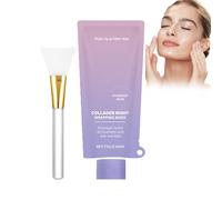 Collagen Night Wrapping Mask - Peel Off Face Masks - Collagen Face Mask for Dry & Dehydrated Skin - Overnight Face Masks - Korean Skin Care Deep Hydration, Improves Skin Elasticity