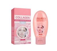 Collagen Overnight Wrapping Peel off Mask, Collagen Night Wrapping Mask, Leave-In Formula All-Night Skincare Restore Radiant Skin 60g