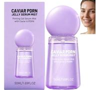 Collagen Peptide & Caviar PDRN Jelly Serum Mist,Peptide Moisturizing Face Spray,Plumping Hydrogel Moisturizer,Lightweight Fast Absorbing Moisturising Mist