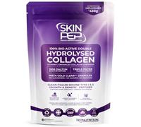 Collagen Peptides Powder 1000 Dalton Bioactive Vitamin C Enhanced Synthesis 450g | SkinPep Unflavoured Triple Filtered, Double Hydrolysed, Grass Fed Bovine Collagen Supplement for Women & Men