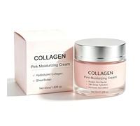 Collagen Pink Jelly Cream, Anti-Aging Moisturiser, Deep Hydrating，1pc | Skin Barrier Support, Uneven Skin Tone, Smooth-Looking & Non-Greasy, Glowing Skin, Gentle Skincare