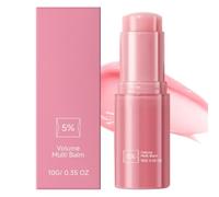Collagen Plumping Balm Stick, 10g Long-lasting Hydrating Lip Care Balm for Fine Lines & Wrinkles - Smoothing Glow lip care mask stick