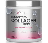 Collagen Powder 5000mg | Grass-Fed Hydrolysed Bovine Collagen Peptides (Type I, III) with Vitamin C | Supplement for Women & Men | Unflavoured | 200g | NeoCell