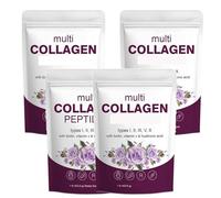 Collagen Powder - Easy Dissolve in Hot Or Cold Drinks - 1 Lb (453.6g) Bulk Bag(3pcs)