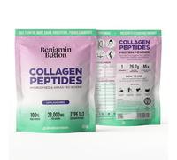 Collagen Powder - Hydrolysed Bovine Collagen Peptides - 95% Protein, High in Glycine & Proline - Unflavoured, Keto & Paleo Friendly, 400g - Skin, Hair, Joints & Bones Support Benjmain Button