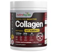 Collagen Powder with Vitamin C | 11,000mg | Unflavoured | 330g | Sugar Free