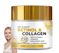 Collagen Power Lifting Cream - Anti-Ageing V-Line Jawline Skin Tightening Moisturiser, Day & Night Age-Defying & Intensive Moisturizing, Anti-Wrinkle Lifting for Saggy Skin & Expression Lines (1pcs)