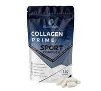 Collagen Prime+ Sport | 120 Capsules | Multi-Type Collagen Peptides I, II, III, & V with Vitamin C, Magnesium, Zinc & Tart Cherry | Joint & Tendon Support, Muscle Recovery | Halal | by NutriVolv