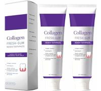 Collagen Purple Toothpaste, Nature Gentle Oral Care Toothpaste, Yellow Teeth Stain Remover, Strengthening Repairs Enamel & Fresh Breath Oral,2pcs