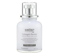 Collagen Renew - Encapsulated Growth Factors (EGF, FGF, TGF) Day Cream - Skin Moisturisers + Retinol + Hyaluronic Acid Serum + Vitamin C + Peptides - Korean Inspired Glass Skin By SkinPep (30ml)