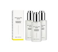 Collagen Serum for Face, Deep Collagen Moisturising Serum for Fine Lines, Softening & Hydrating for Sensitive Skin, Fast-Absorbing & Non-Sticky Formula for Daily Use, Korean Skincare, 40ml (3pc)