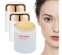Collagen Sleeping Face Pack Leave-in Night, Collagen Face Pack Overnight, Verbessert Die Elastizität, Spendet Tiefenwirksam Feuchtigkeit, Verfeinert Und Strafft Die Poren (3 Pcs)