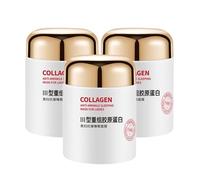 Collagen Sleeping Mask Leave-in Night, 100g Collagen Night Wrapping Mask, Overnight Collagens Face Masks, Elasticity & Hydration Boost, Reduces Dullness & Radiant Skin, for All Skin (3pcs)