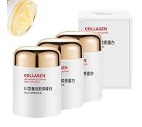 Collagen Sleeping Mask Leave-in Night, Overnight Collagen Face Mask, Night Wrapping Mask, Improve Sagging & Dullness, for All Skin Types (3pcs)