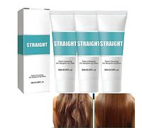 Collagen Straightening Cream, Nourishing Collagen Treatment, Smoothing Frizz Repairing Split End Damage Gel, Protein Correction, Suitable for All Hair Types
