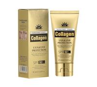 Collagen Sunscreen SPF 50, Lightweight UVA/UVB Protection, Fast Absorbing Non-Sticky, Moisturising & Brightening Face Sun Cream, Water Resistant, 60ml (1-PC)