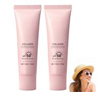 Collagen Sunscreen SPF50 Broad Spectrum 50g Face UV Lotion (2PCS)