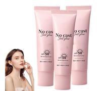 Collagen Sunscreen SPF50,Sunscreen for Face, Lightweight & Non-greasy Face Moisturiser for Soothing,No White Cast Suitable for All Skin Tones (3 Pcs)