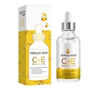 Collagen + Super Vitamin C | & DHA Infused Brightening Dull Skin | Hydrating Tone Evening Face（30ml） Dxt960 (Yellow, 3.3X3.3X10.3CM)