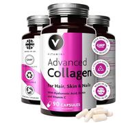 Collagen Supplements for Women - Fast-Absorbing Marine Capsules (1050mg Naticol® Type I, ~2 kDa), Hyaluronic Acid, Biotin, Vitamins C & E, Zinc - Hair, Skin & Nails - Gut-Kind, Odour-Free