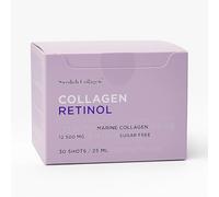 Collagen Swedish Retinol Shots, Premium Shots, 12,500mg per Serving, 30 x 25ml Shots, Hydrolized Marine Collagen Peptides, Sugar-Free