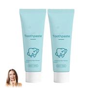 Collagen Toothpaste Whitening, Natural Teeth Whitening Toothpaste for Sensitive Tooth, Deep Cleaning Teeth Care, Gum Protection, Gentle Alternative to Travel Toothpaste for Freshens Breath, 50g (2PC)