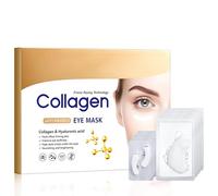 Collagen Under Eye Gel Patches - Hydrating Under Eye Patches with Hyaluronic Acid - Freeze Drying Collagen Eye Masks for Puffy Eyes, Fine Lines & Dark Circles - Eye Bags Remover for Women
