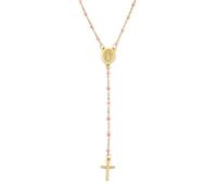 Collana con Croce minuscola in Argento Sterling 925 da Donna, Piccoli Pendenti, Catena portacavi a Maglie religiose Laterali, Delicata