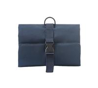 Collapse Hanging Toiletry Bag with Detachable Pouch, Travel Toiletry Bags for Men,Waterproof Makeup Bag (Navy Blue)