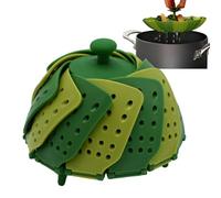 collapsibl-e Steamer Basket, Steaming Basket For Cooking, Vegetable Steamer For Saucepan, Insert Steamer Cookware Food Steamer Basket Small Folding Veg Petal Steamer With Handle Fits Various Size Pot