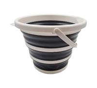 Collapsible Bucket 10L - Portable Foldable Camping & Festival Bucket with Handle & Hanging Hook