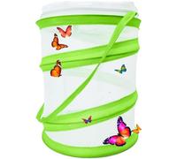 Collapsible Butterfly Net - Insect and Bug Catcher Habitat Cage with Mini Mesh for Caterpillars to Butterflies, Science Observation & Life Education, Easy to Use for Kids and Outdoor Exploration