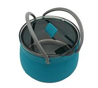 Collapsible Camping Saucepan 750ML (Kettle Folding Pot Silicone Cookware Foldable Small Lightweight)