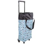 Collapsible Cart， Carts， Lightweight Shopping Trolley, Hard Wearing & Foldaway for Easy Storage(Cat)