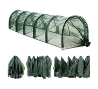 Collapsible Chicken Run Tunnel with Escape-Proof Design, 300x45x45cm - Outdoor Yard Tunnel, Portable Poultry Run, Wire Mesh, Backyard Enclosure for Chickens, Ducks, and Geese