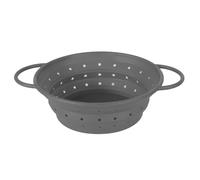Collapsible Colander, Silicone Kitchen Colander with Handle, Heatproof Food Drainer for Vegetables, Fruits