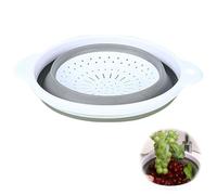 Collapsible Colander, Silicone Kitchen Sieve with Foldable Design, Colander for Kitchen Pasta, Veggies, Fruits
