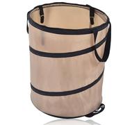 Collapsible Container Gardening Bag 10 Gallon, Yard Waste Bags Leaf Collector Camping Trash Can Collapsible Bucket Reinforced Steel Spring Oxford Cloth